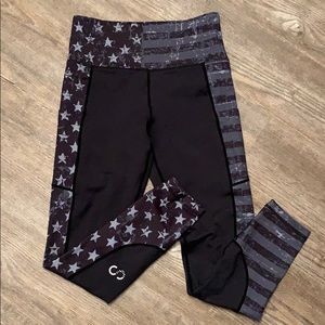 Curves N Combat Boots brand leggings